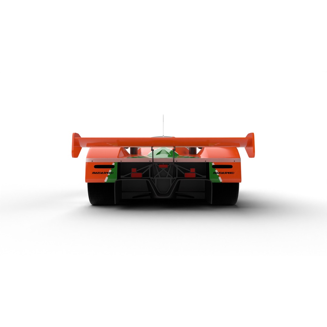 Mazda 787B 3D Model – High Poly Racing Car, Rigged, PBR Textures - View 4