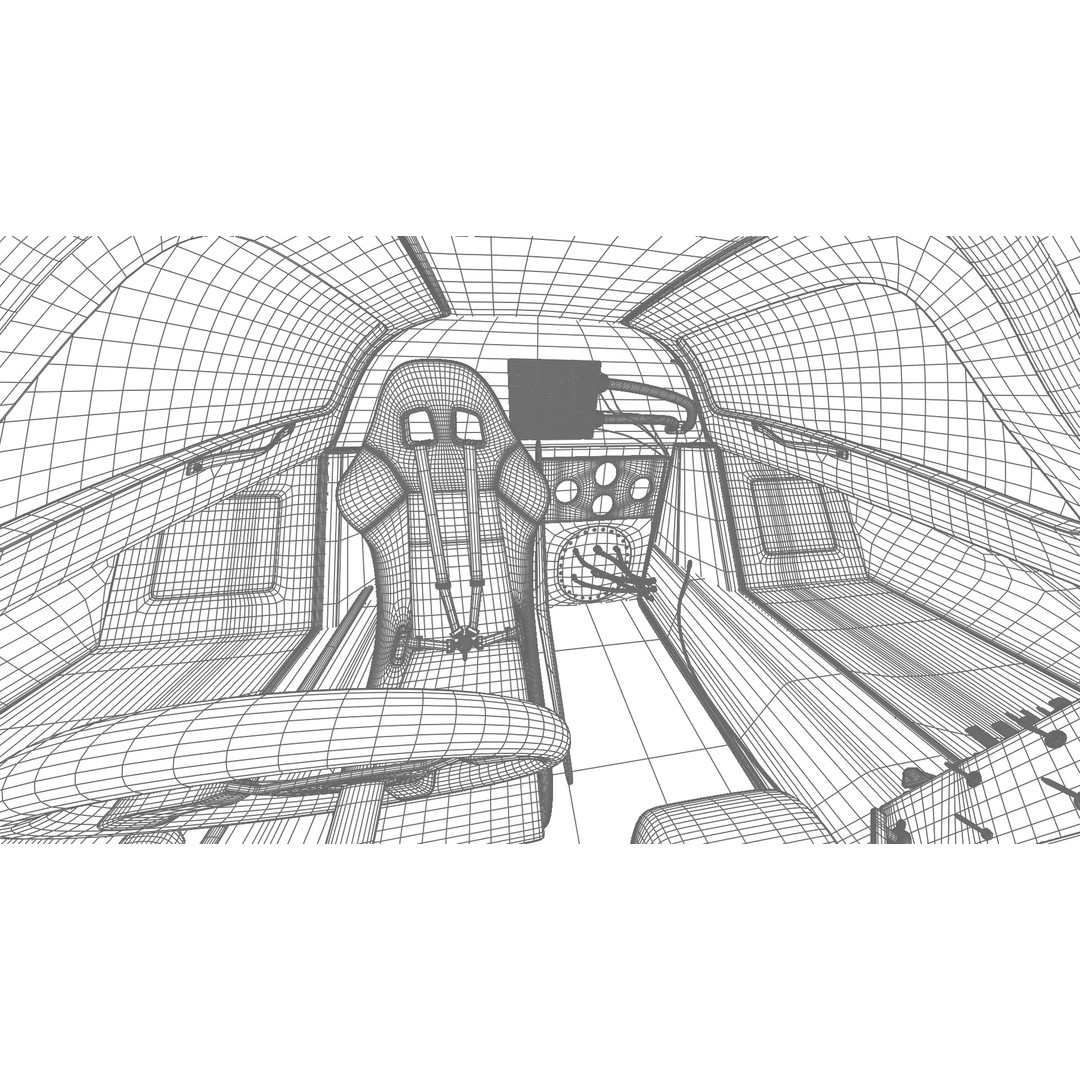 Mazda 787B 3D Model – High Poly Racing Car, Rigged, PBR Textures - View 49