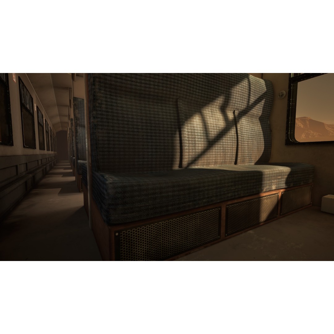 Coal-Powered Train 3D Model – High Poly Game Asset, FBX - View 13
