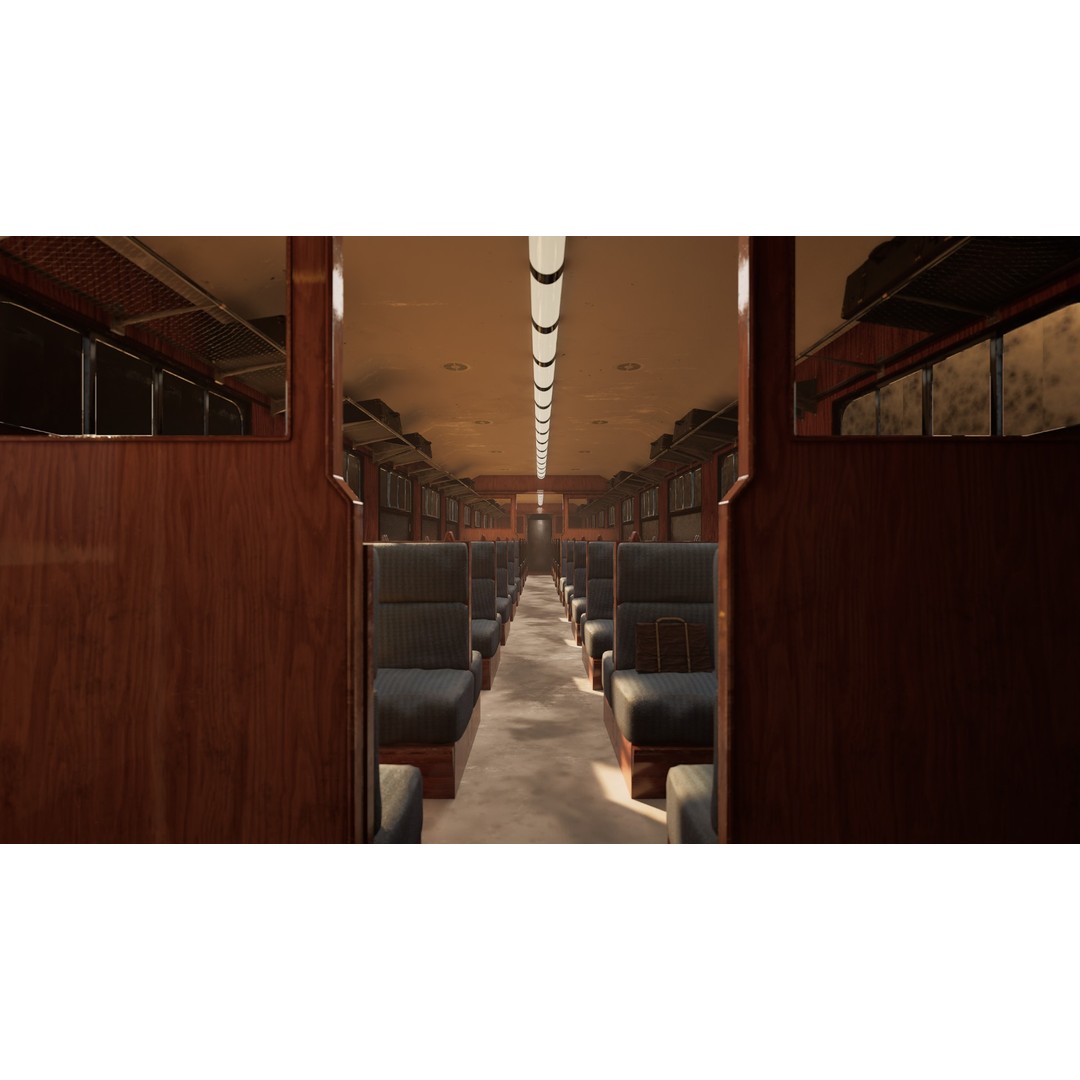 Coal-Powered Train 3D Model – High Poly Game Asset, FBX - View 15