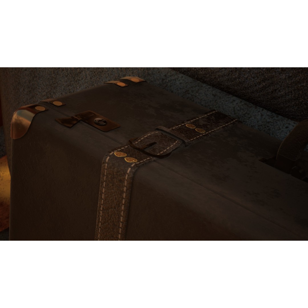 Coal-Powered Train 3D Model – High Poly Game Asset, FBX - View 20