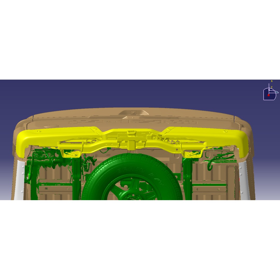 F150 Lightning 2022 3D Model – High Detail Scanned Vehicle, STL - View 22