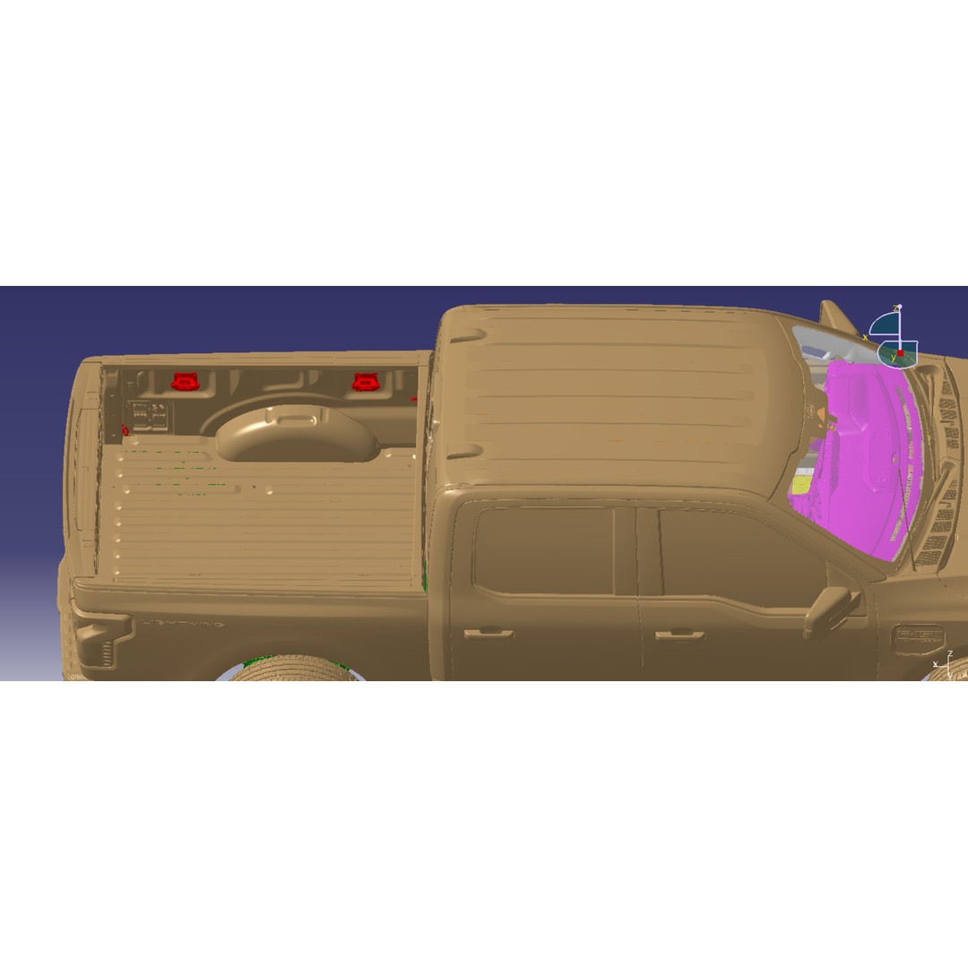 F150 Lightning 2022 3D Model – High Detail Scanned Vehicle, STL - View 4