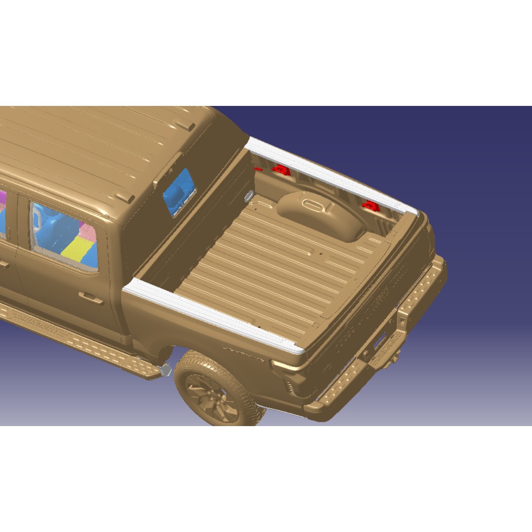 F150 Lightning 2022 3D Model – High Detail Scanned Vehicle, STL - View 5