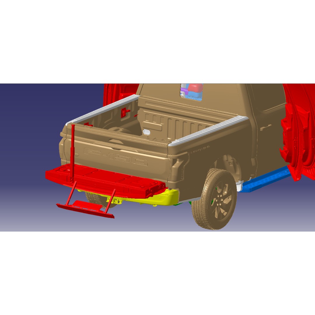 F150 Lightning 2022 3D Model – High Detail Scanned Vehicle, STL - View 7