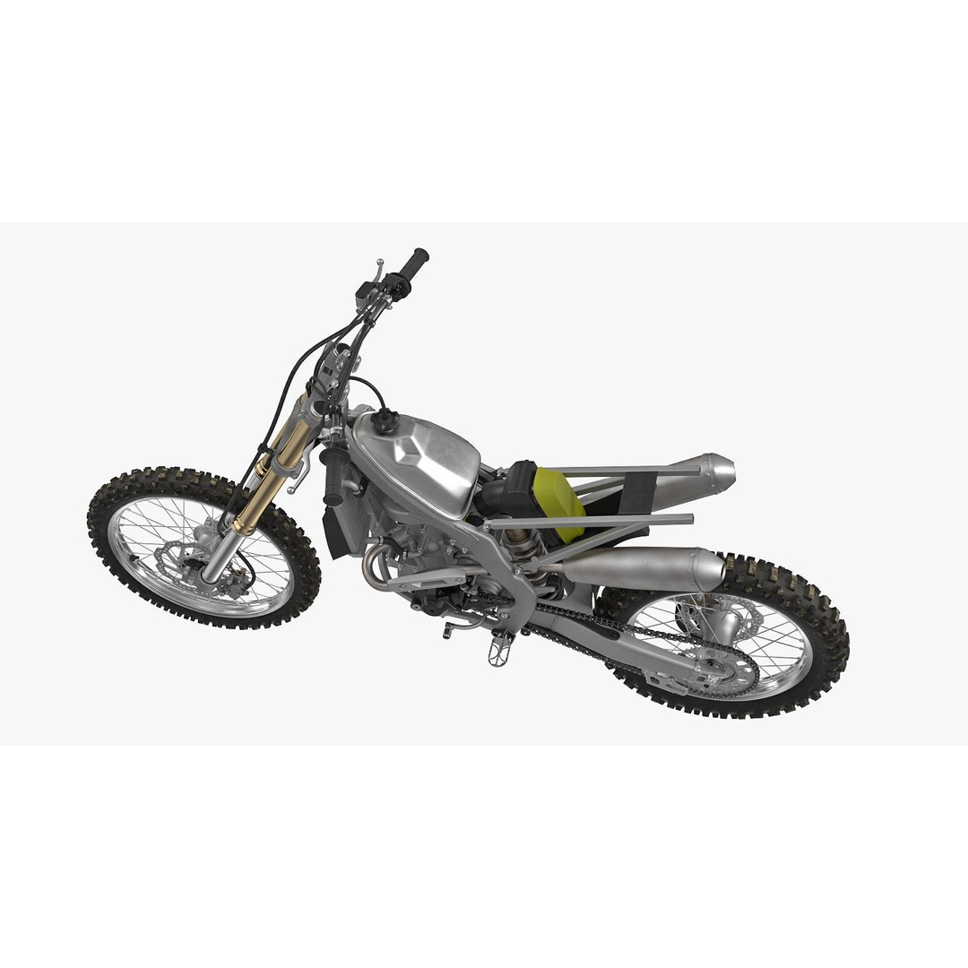 Honda CRF250R 2018 3D Model – High Poly Motorcycle, Game Ready, FBX - View 11