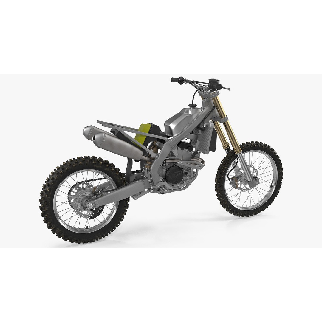 Honda CRF250R 2018 3D Model – High Poly Motorcycle, Game Ready, FBX - View 9