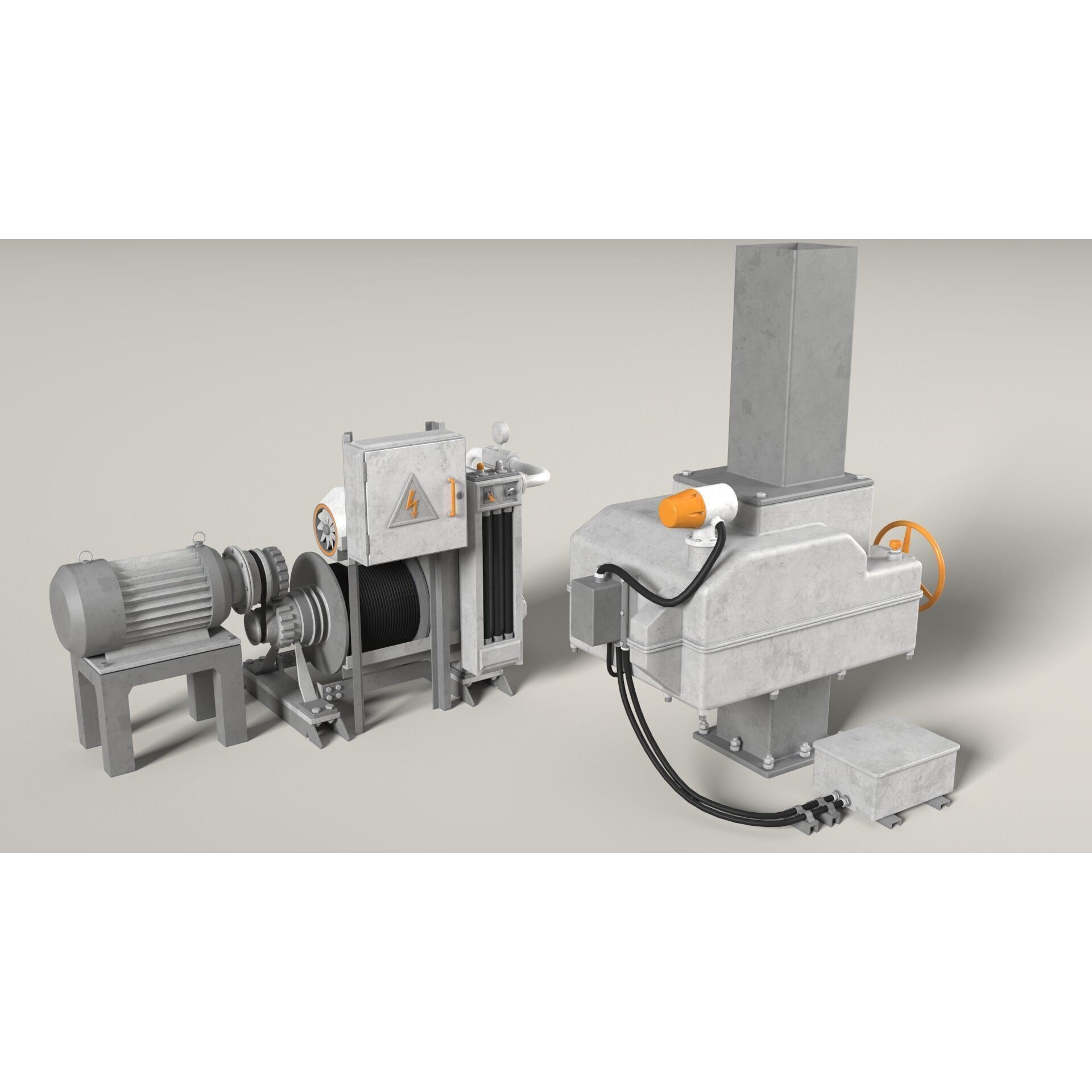 Industrial Units Collection 2 - Game-Ready 3D Model - View 11