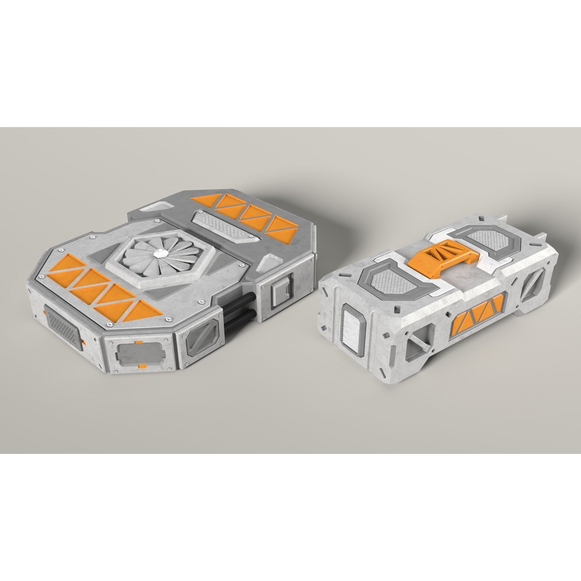Industrial Units Collection 2 - Game-Ready 3D Model - View 15