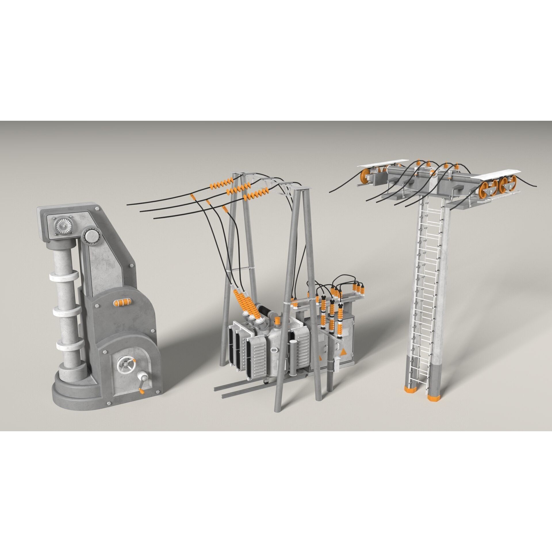 Industrial Units Collection 2 - Game-Ready 3D Model - View 20