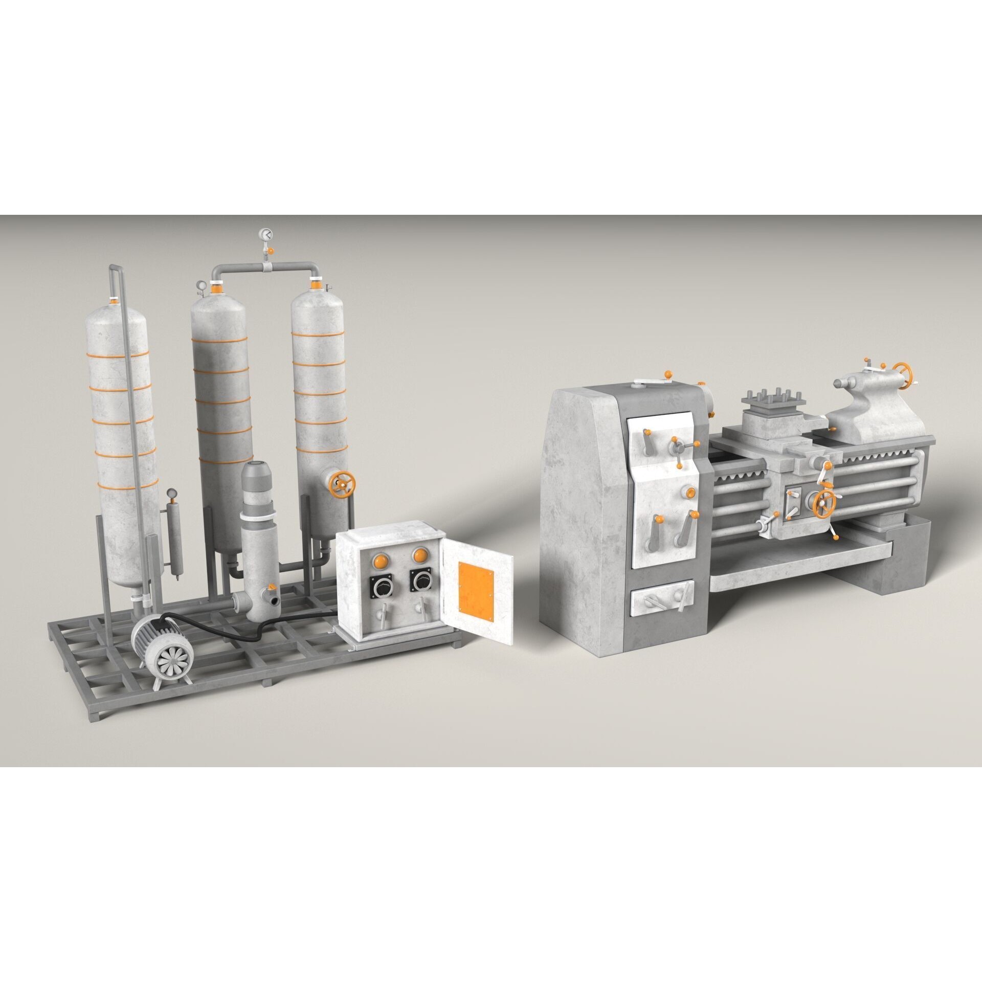 Industrial Units Collection 2 - Game-Ready 3D Model - View 21