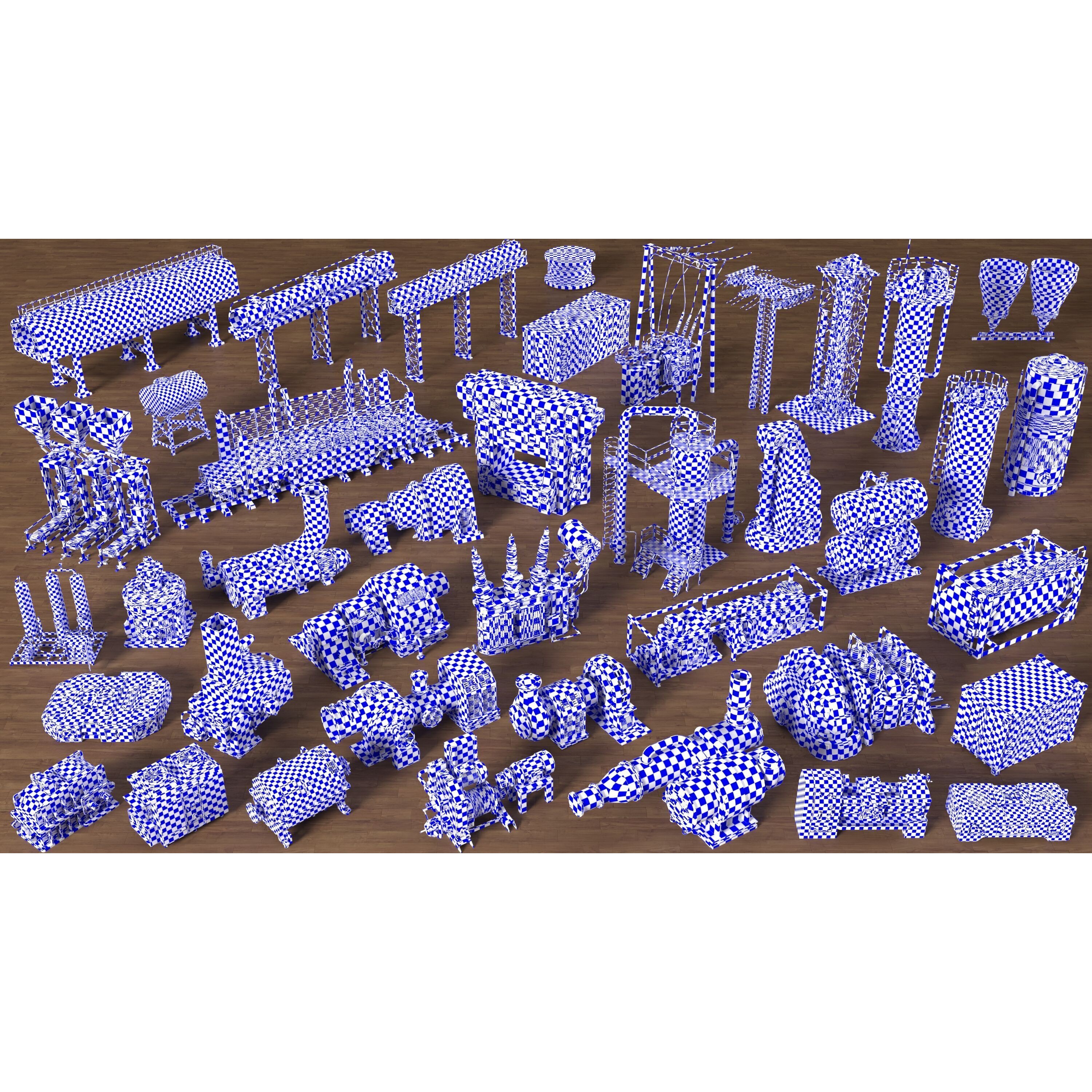 Industrial Units Collection 2 - Game-Ready 3D Model - View 4