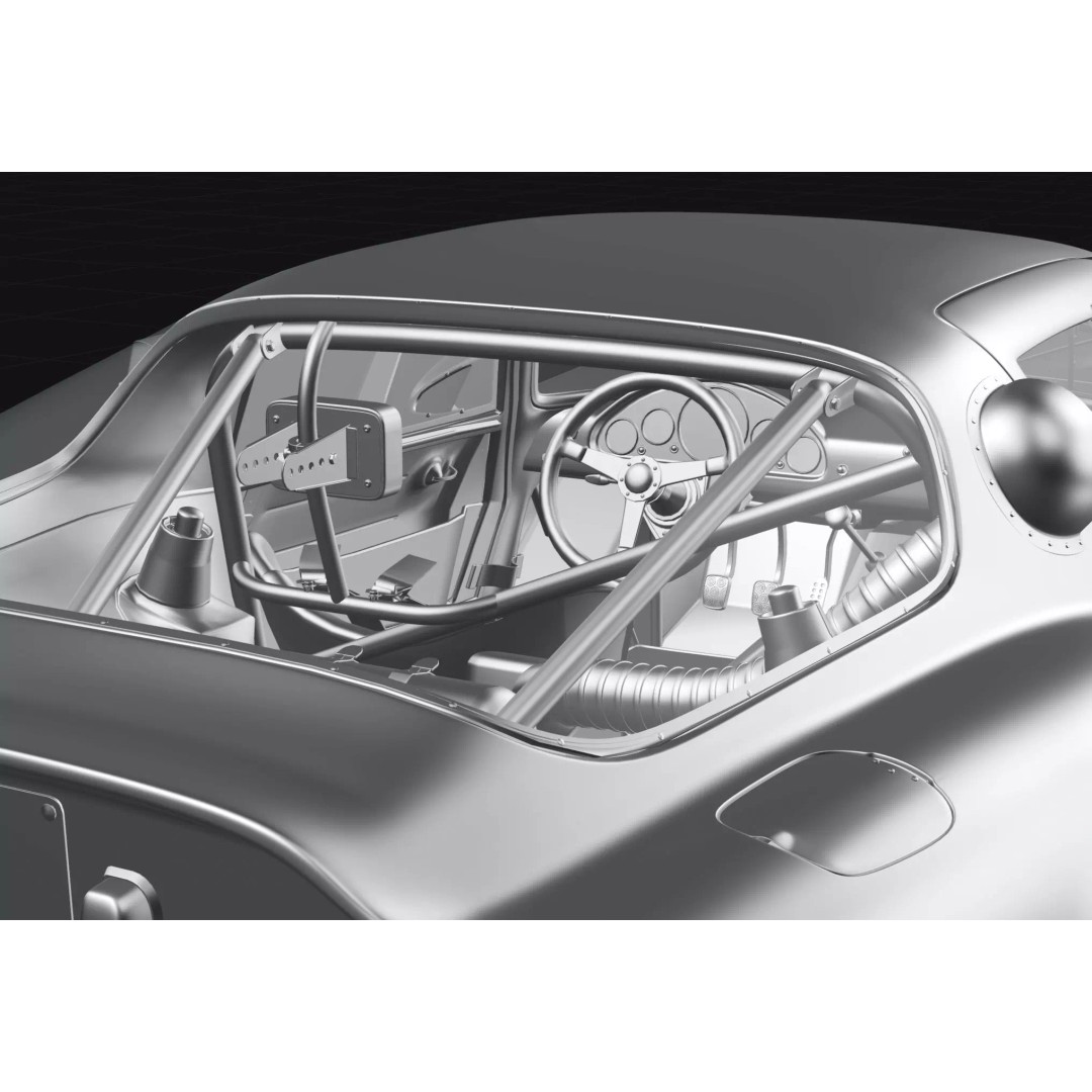 Alfa Romeo Giulia TZ2 3D Model – Classic Racing Car, Blender, FBX - View 13