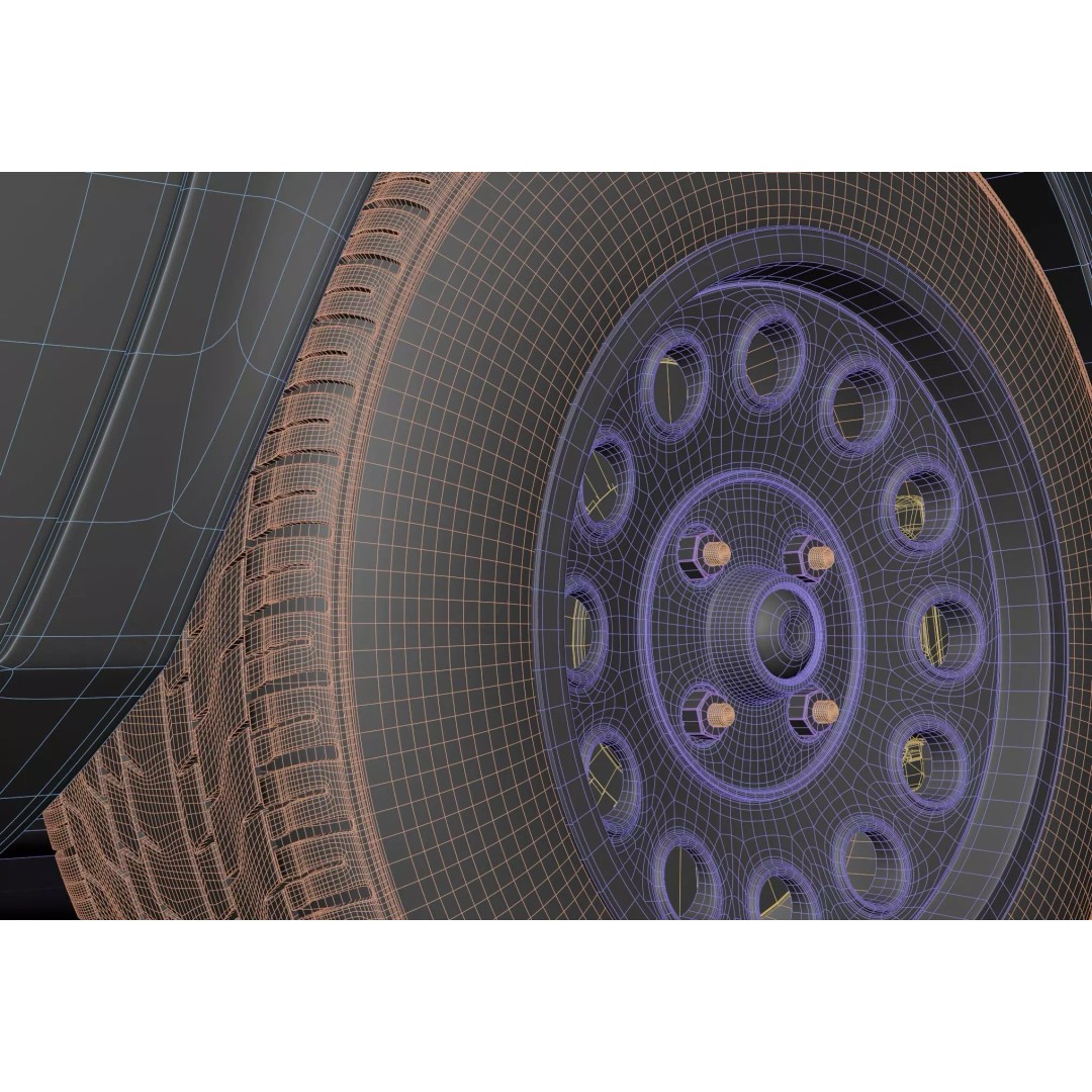 Alfa Romeo Giulia TZ2 3D Model – Classic Racing Car, Blender, FBX - View 20