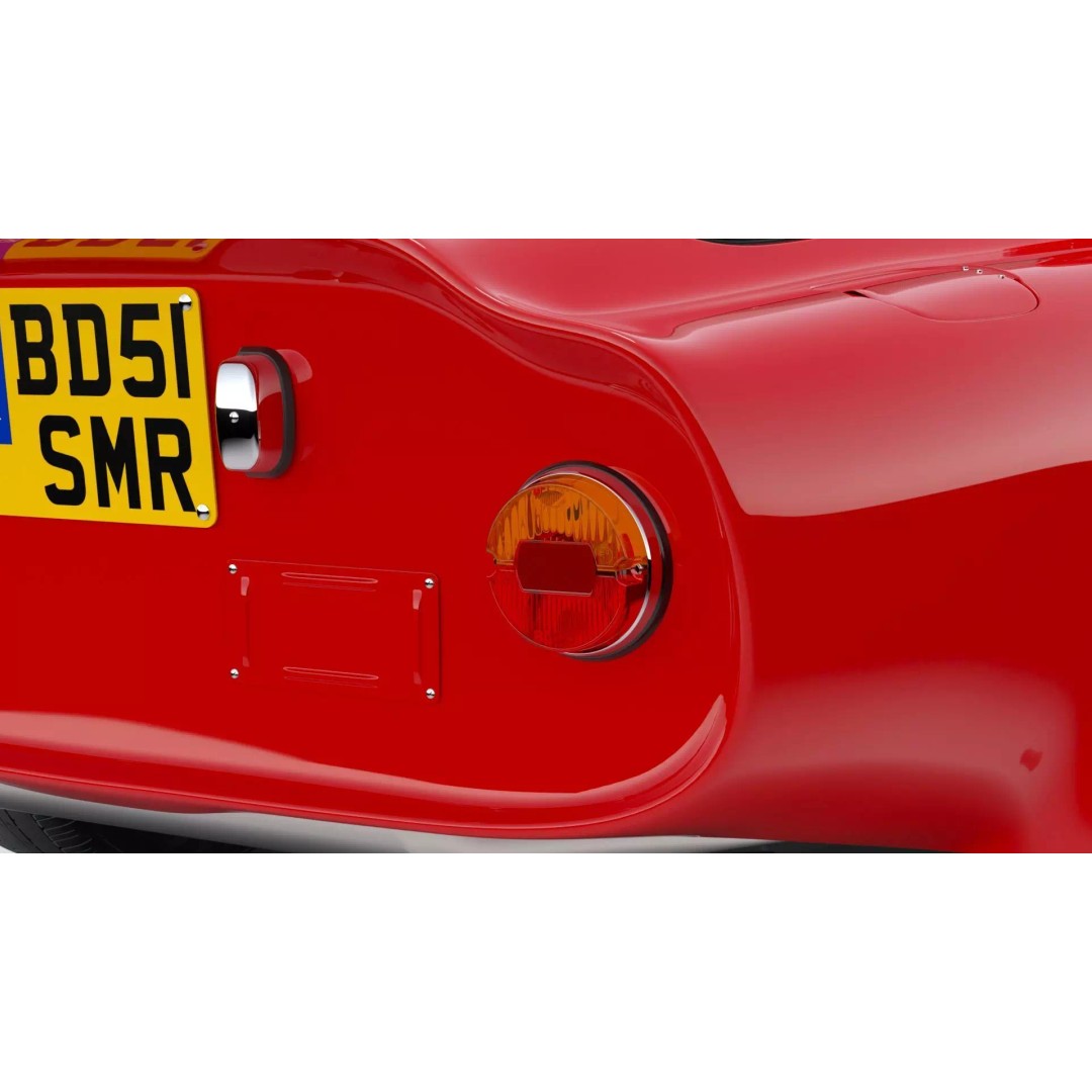 Alfa Romeo Giulia TZ2 3D Model – Classic Racing Car, Blender, FBX - View 5