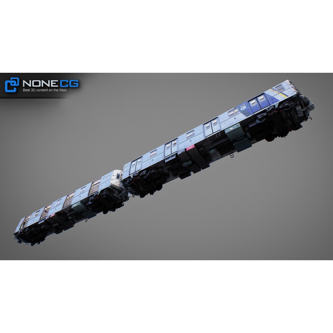 New York City R211 Subway Trains 3D Model – Realistic Environment, FBX, OBJ