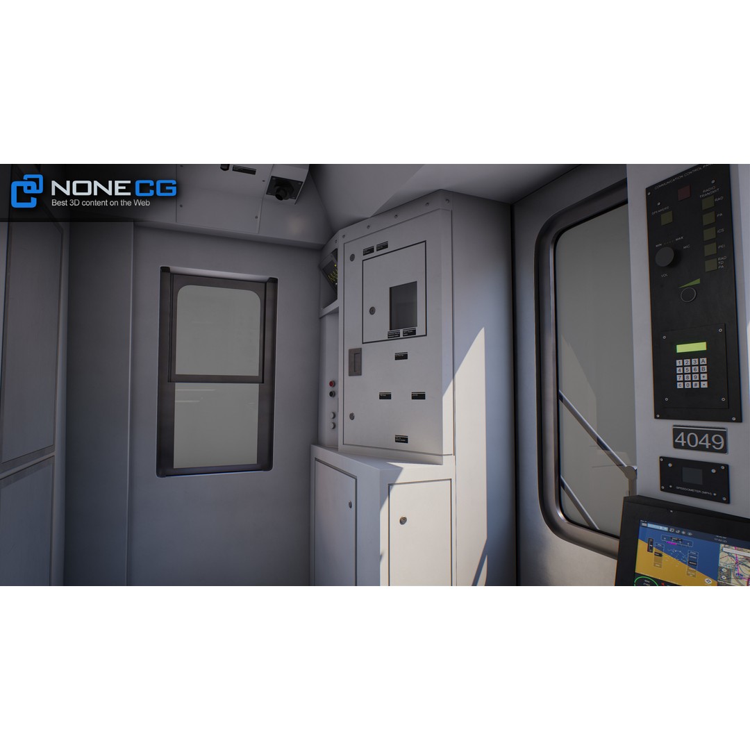 New York City R211 Subway Trains 3D Model – Realistic Environment, FBX, OBJ - View 16