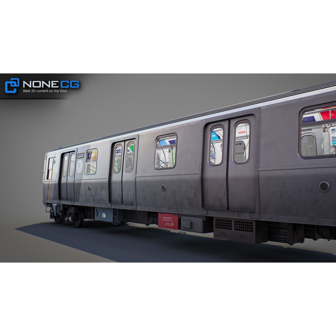New York City R211 Subway Trains 3D Model – Realistic Environment, FBX, OBJ - View 17