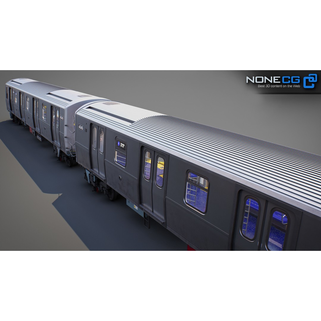 New York City R211 Subway Trains 3D Model – Realistic Environment, FBX, OBJ - View 21