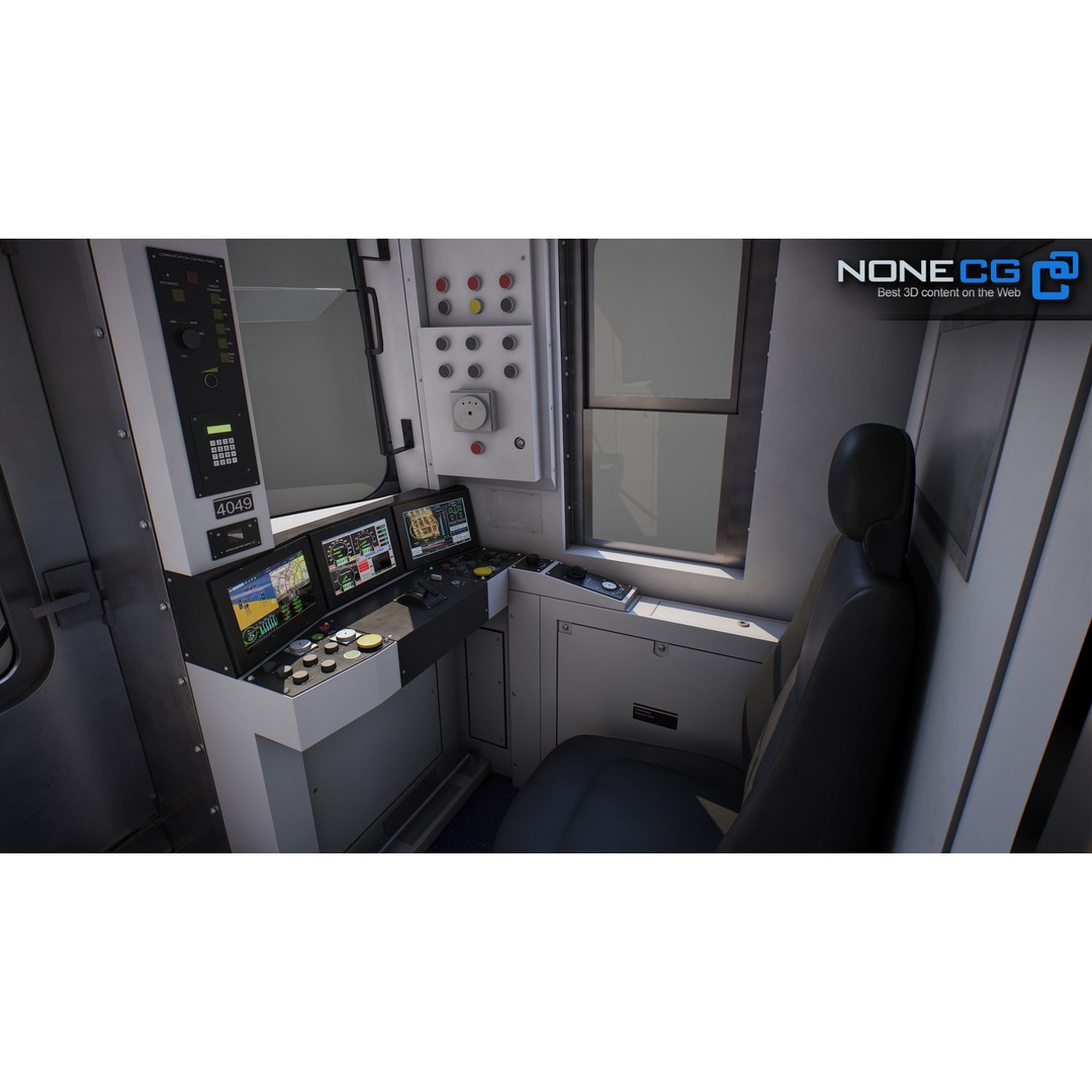 New York City R211 Subway Trains 3D Model – Realistic Environment, FBX, OBJ - View 5