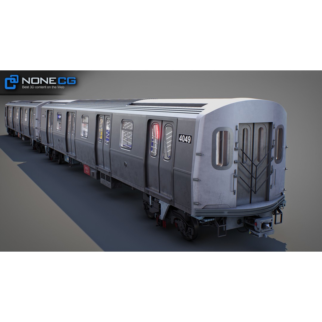 New York City R211 Subway Trains 3D Model – Realistic Environment, FBX, OBJ - View 6