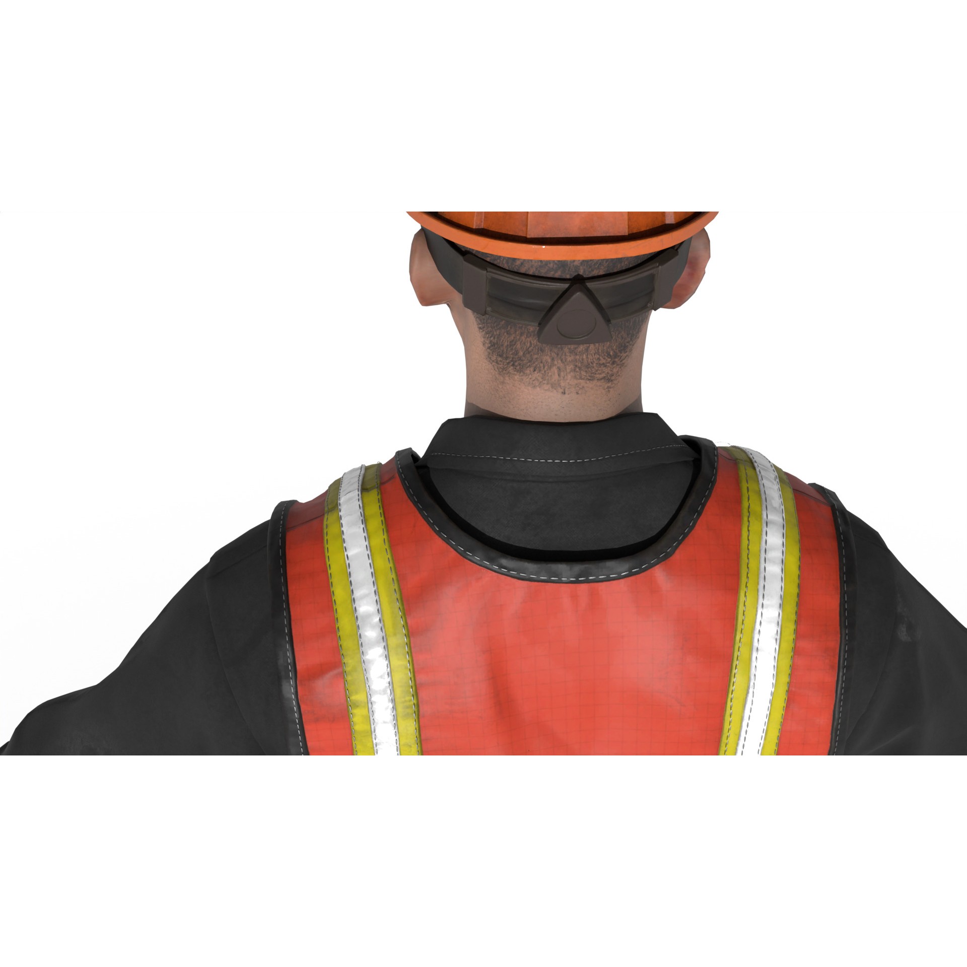 Construction Worker - Game-Ready 3D Model - View 20