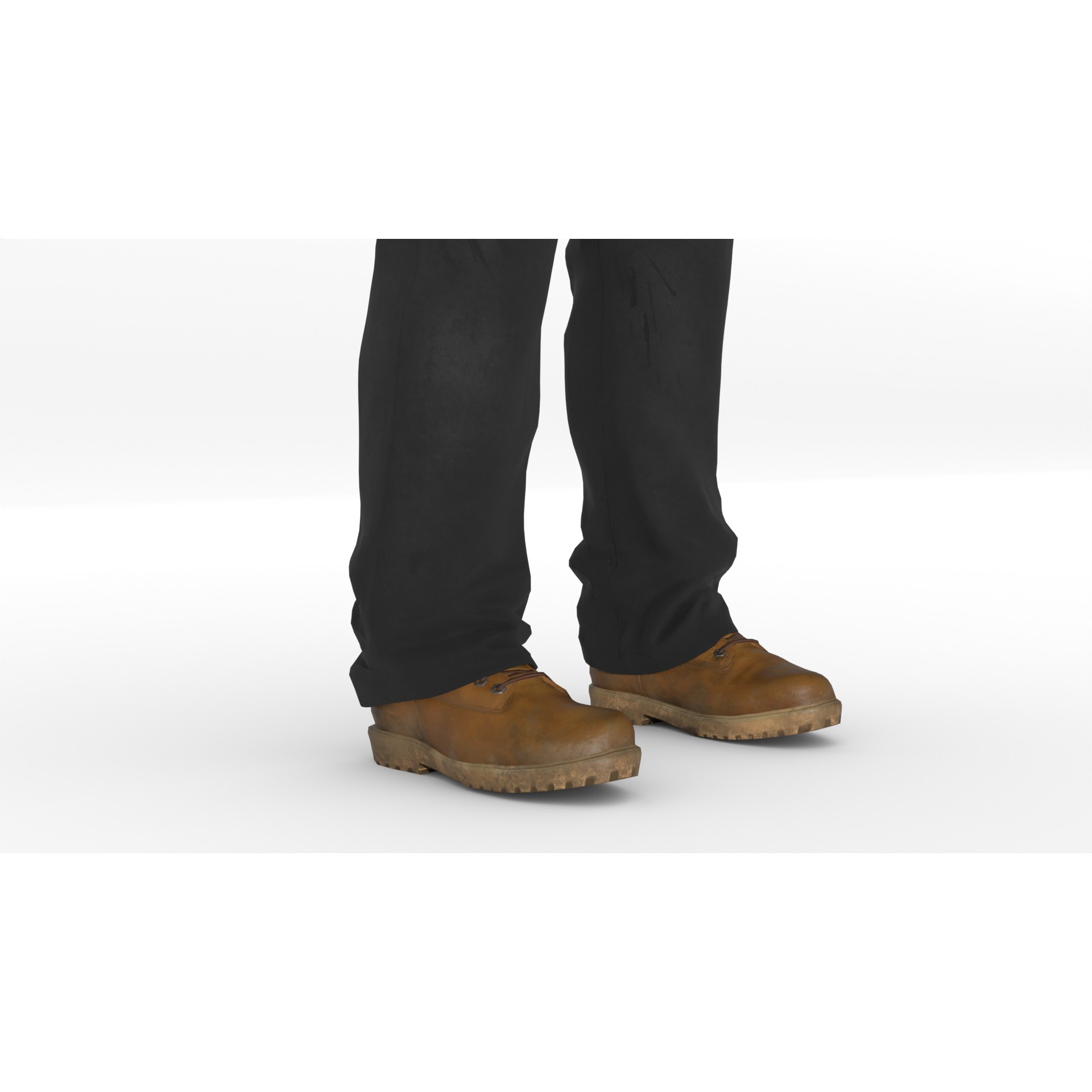 Construction Worker - Game-Ready 3D Model - View 22