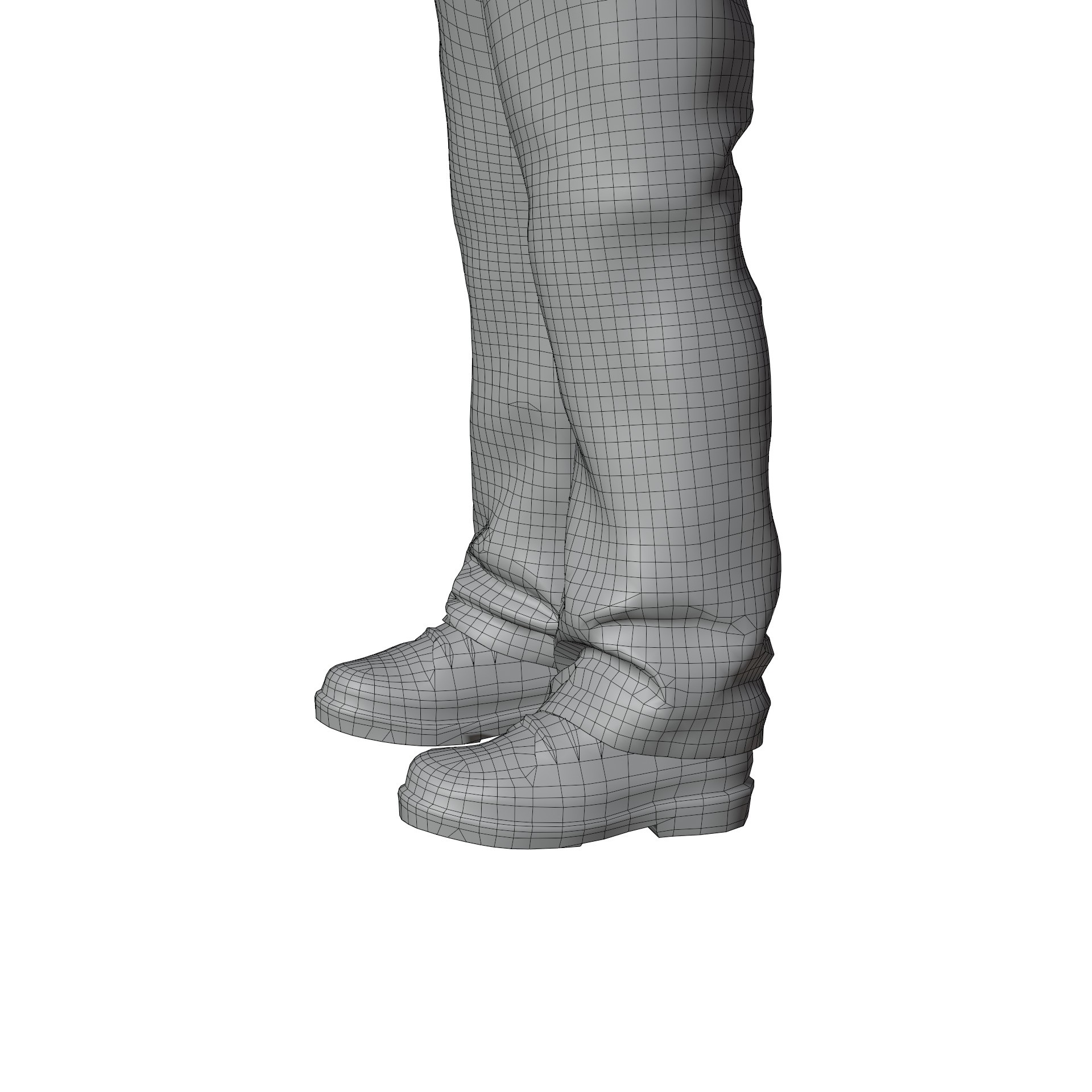 Construction Worker - Game-Ready 3D Model - View 28