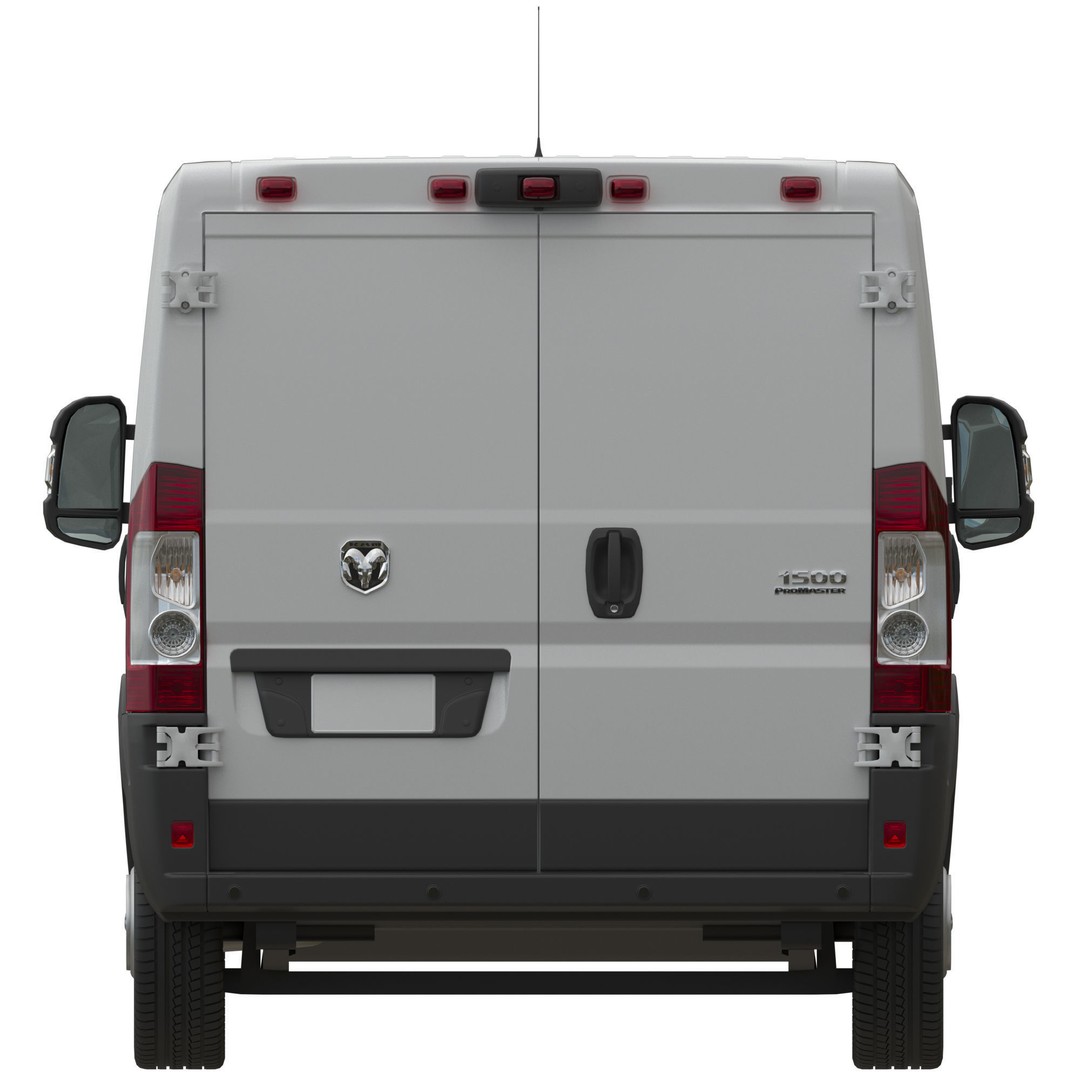 2024 Ram ProMaster Low Roof 3D Model – Detailed Cargo Van, FBX, OBJ - View 10