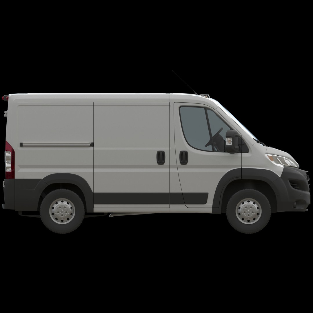 2024 Ram ProMaster Low Roof 3D Model – Detailed Cargo Van, FBX, OBJ - View 11