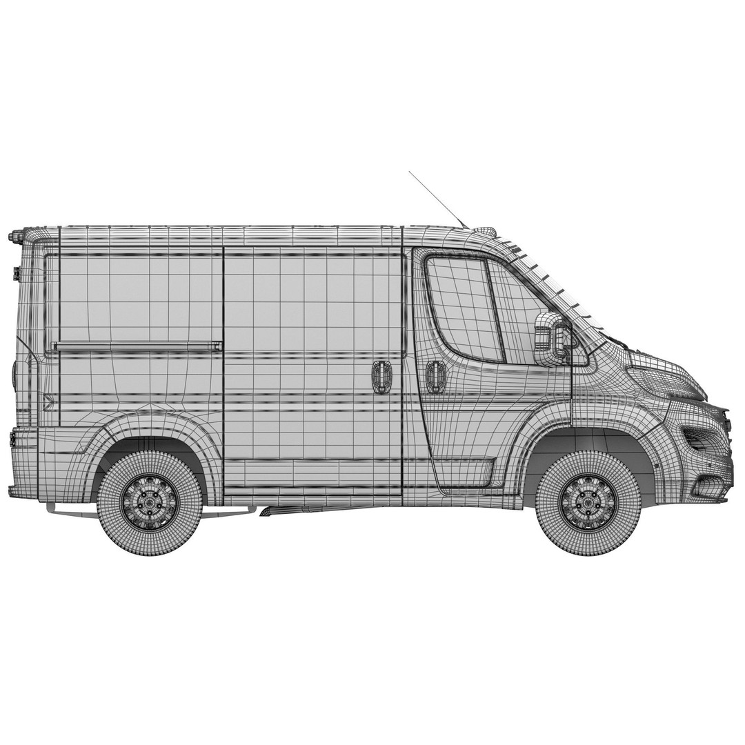 2024 Ram ProMaster Low Roof 3D Model – Detailed Cargo Van, FBX, OBJ - View 20