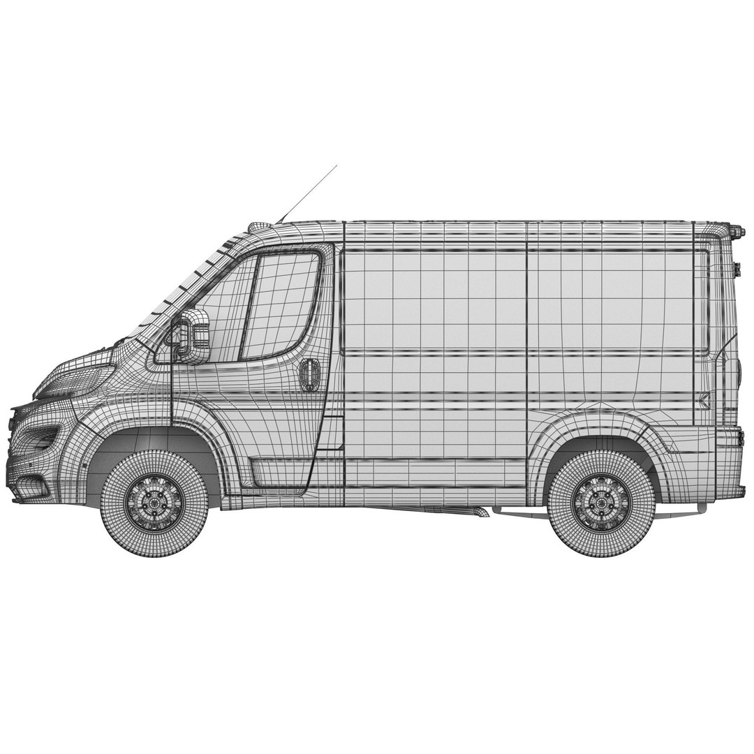 2024 Ram ProMaster Low Roof 3D Model – Detailed Cargo Van, FBX, OBJ - View 21