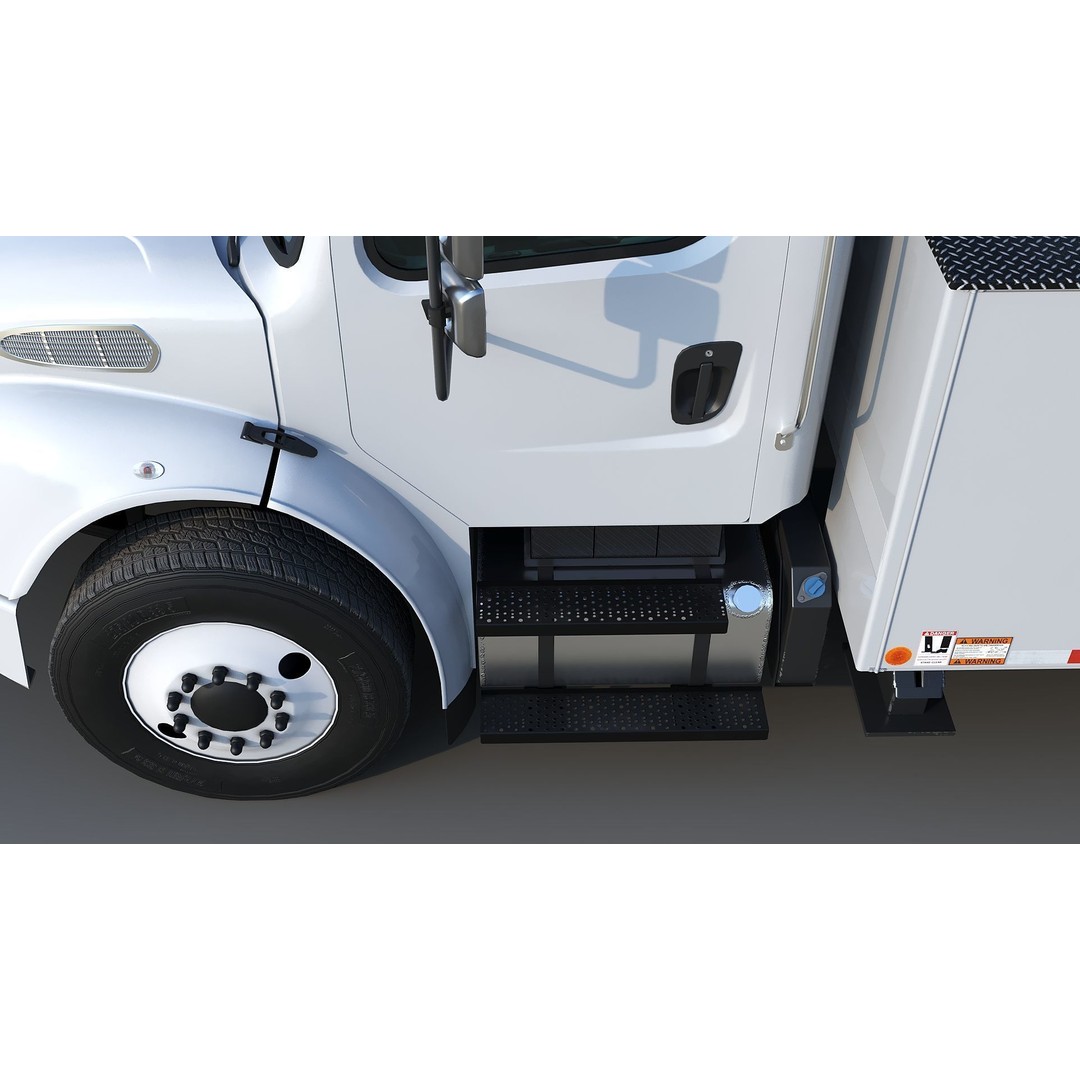 Freightliner M2 106 Bucket Truck 3D Model – Low Poly Game Asset, FBX - View 21