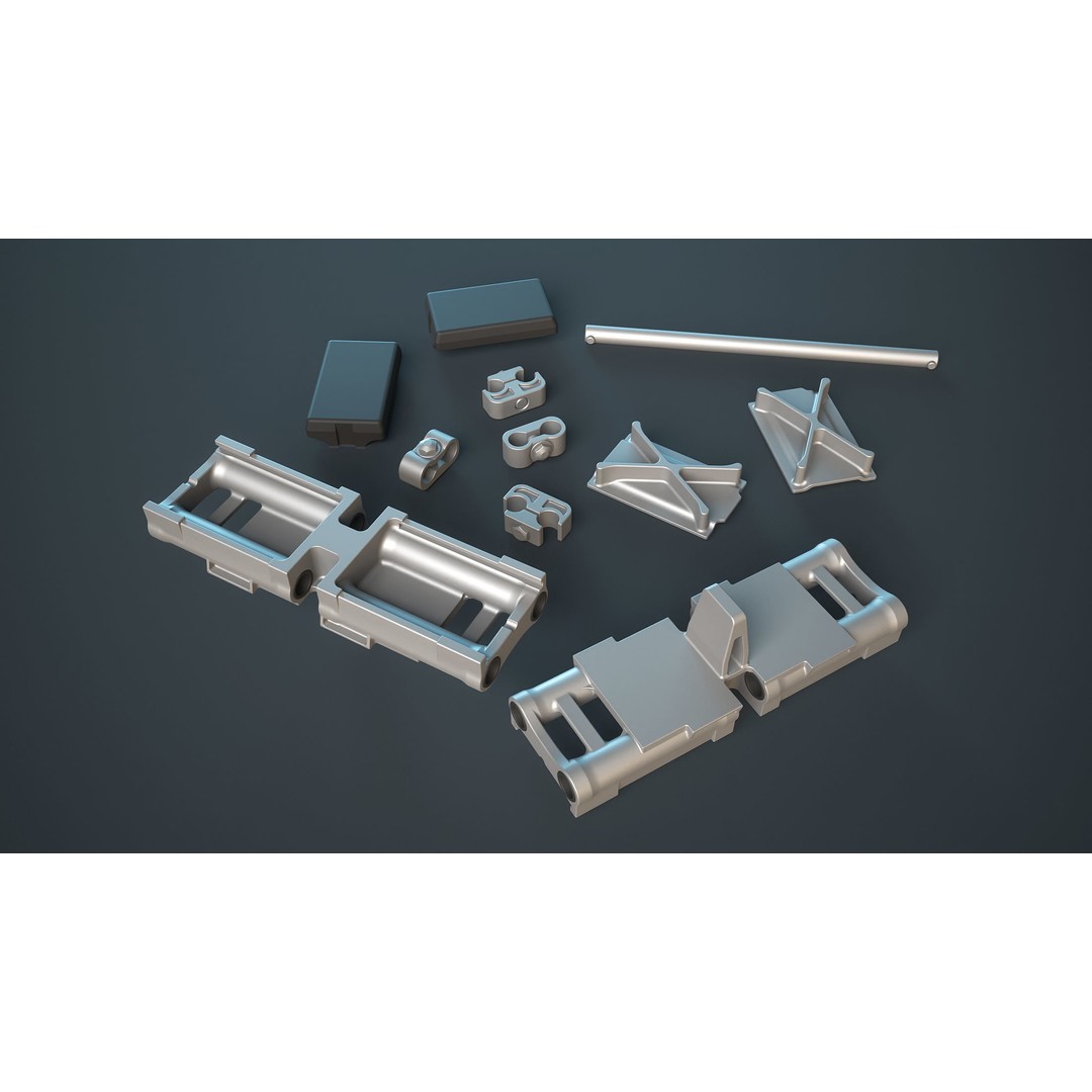Leopard 2A4 3D Model – Low Poly Game Asset, PBR, FBX