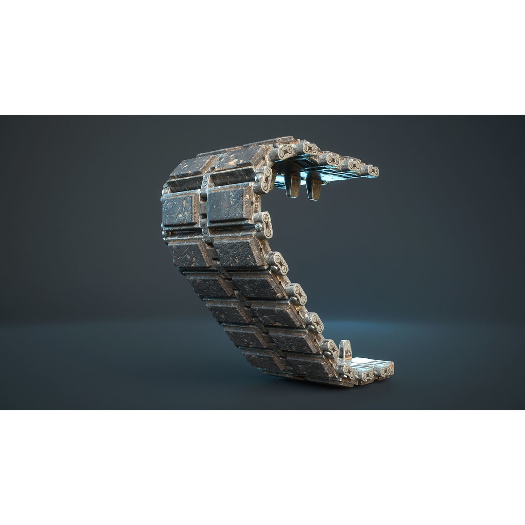 Leopard 2A4 3D Model – Low Poly Game Asset, PBR, FBX - View 29