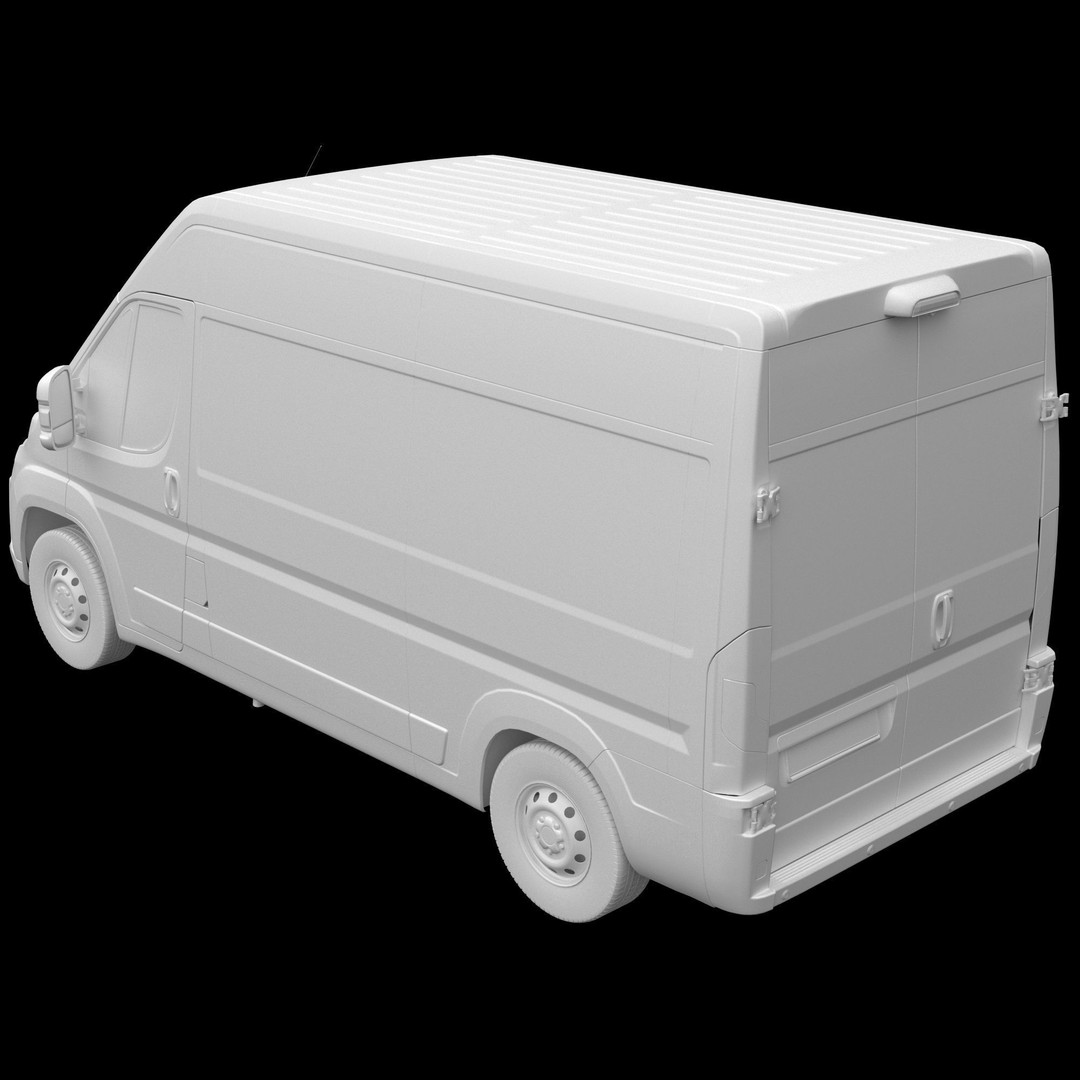 L2H2 Global Commercial Van 3D Model – High Poly, FBX, Game-Ready - View 16