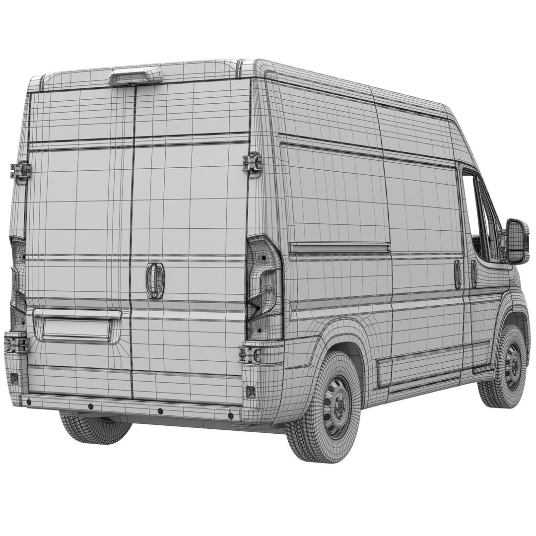 L2H2 Global Commercial Van 3D Model – High Poly, FBX, Game-Ready - View 17