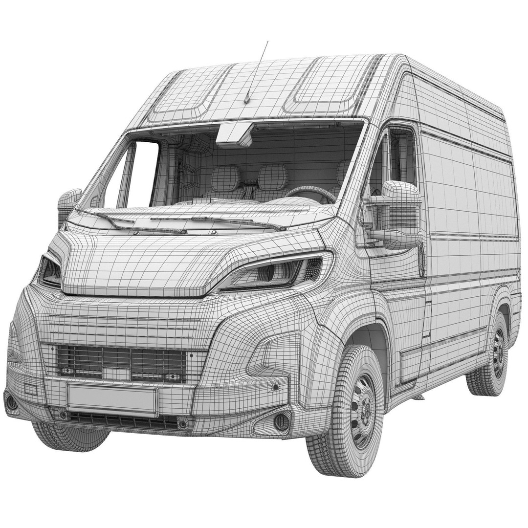 L2H2 Global Commercial Van 3D Model – High Poly, FBX, Game-Ready - View 18