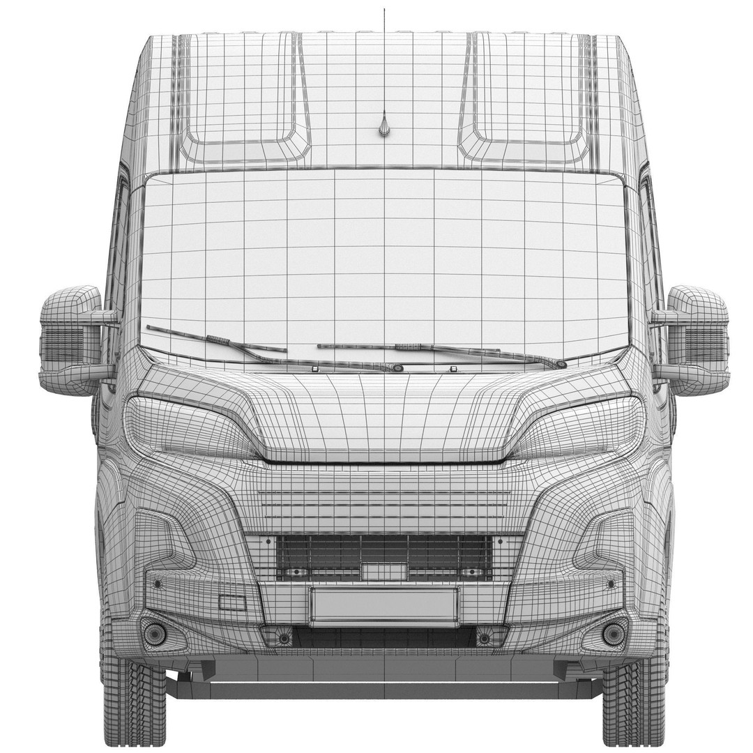 L2H2 Global Commercial Van 3D Model – High Poly, FBX, Game-Ready - View 19
