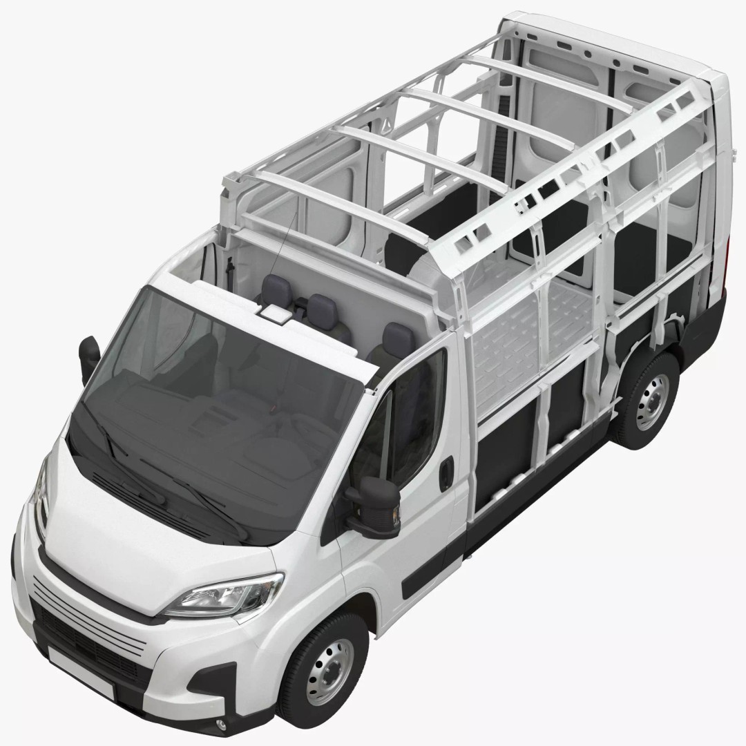 L2H2 Global Commercial Van 3D Model – High Poly, FBX, Game-Ready - View 2