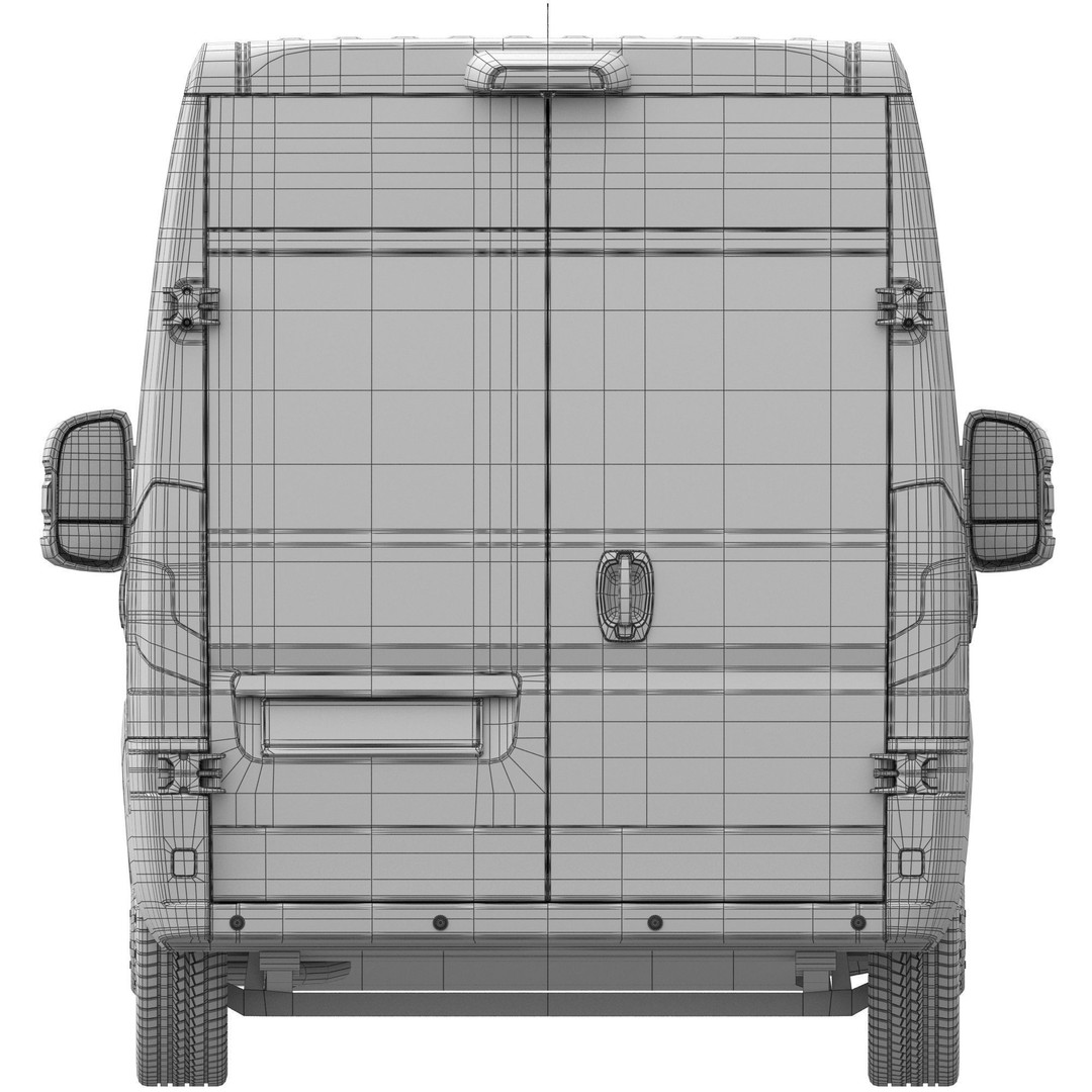 L2H2 Global Commercial Van 3D Model – High Poly, FBX, Game-Ready - View 20