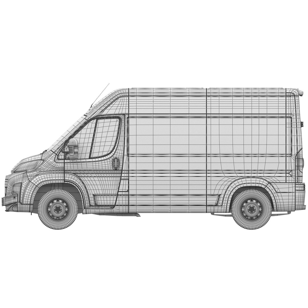 L2H2 Global Commercial Van 3D Model – High Poly, FBX, Game-Ready - View 22
