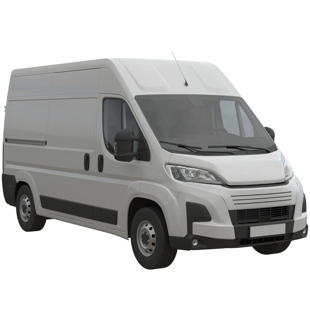 L2H2 Global Commercial Van 3D Model – High Poly, FBX, Game-Ready - View 3