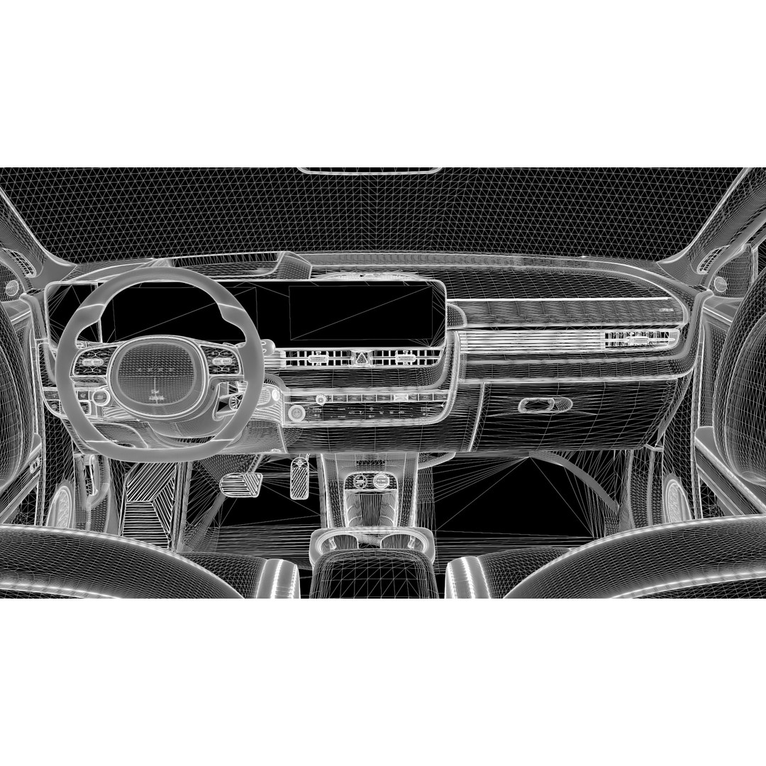 Ioniq 5 3D Model – High-Res Game Asset with Light Rigs, FBX, OBJ - View 16