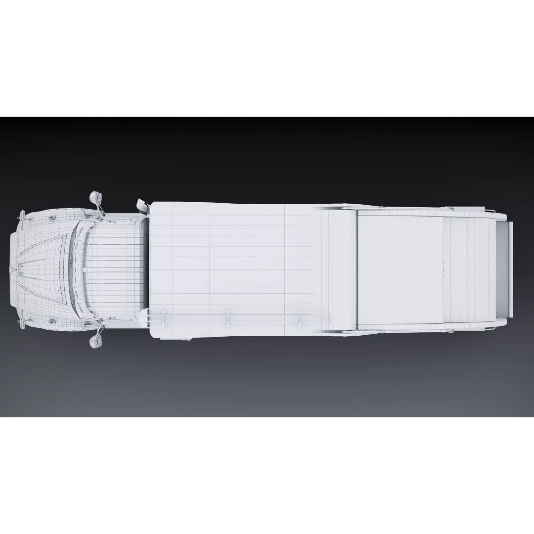 International Workstar Garbage Truck 3D Model – Low Poly Game Asset, FBX - View 30