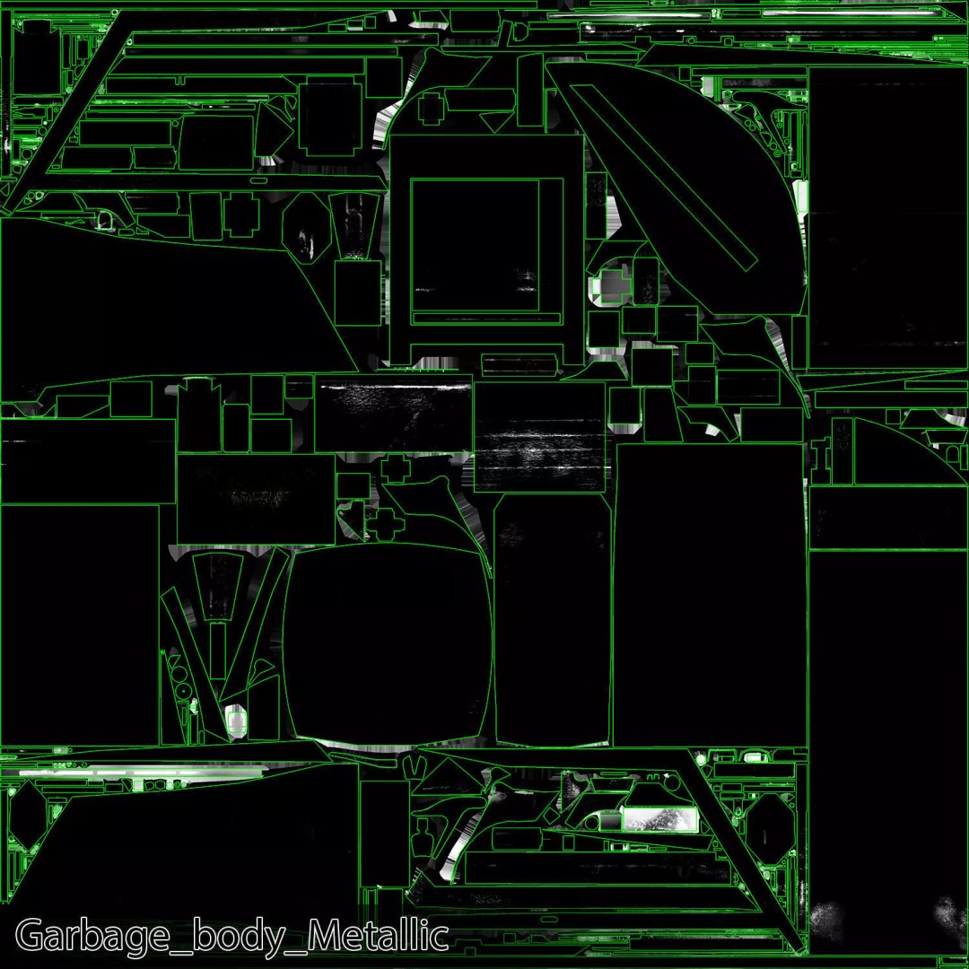 International Workstar Garbage Truck 3D Model – Low Poly Game Asset, FBX - View 41