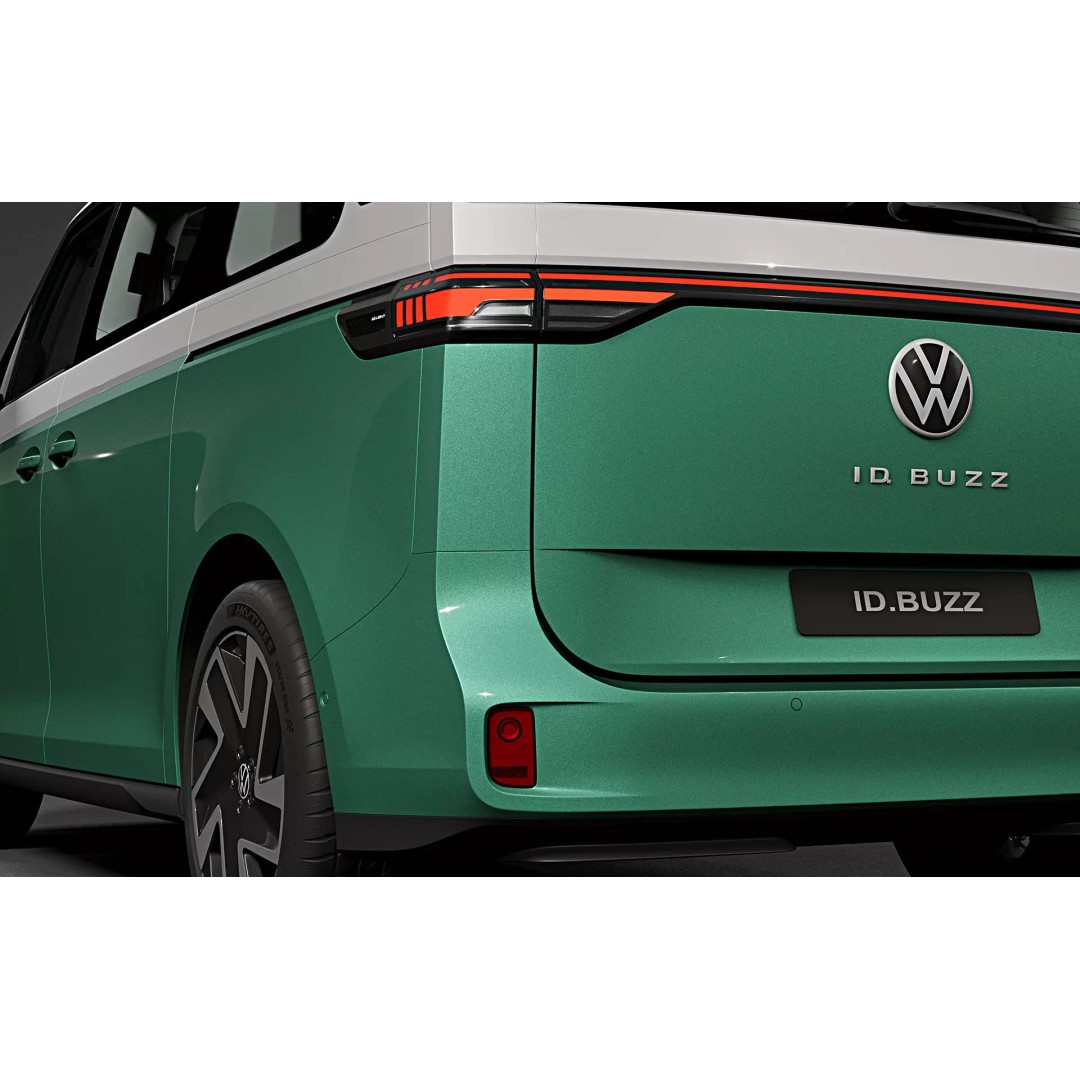 2025 Volkswagen ID Buzz SWB Green 3D Model – Photorealistic Vehicle Asset, FBX, OBJ - View 10