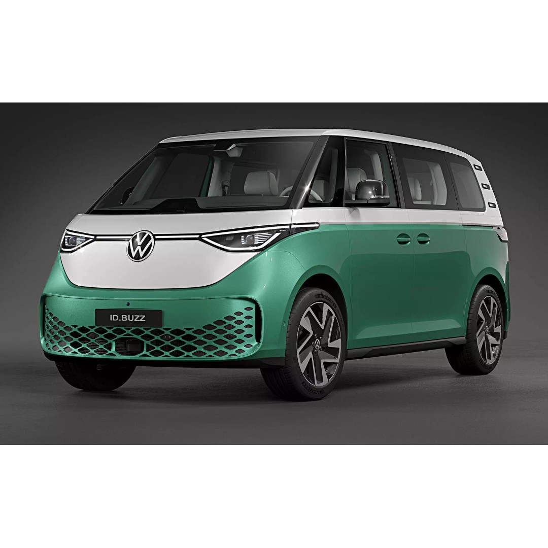 2025 Volkswagen ID Buzz SWB Green 3D Model – Photorealistic Vehicle Asset, FBX, OBJ - View 6