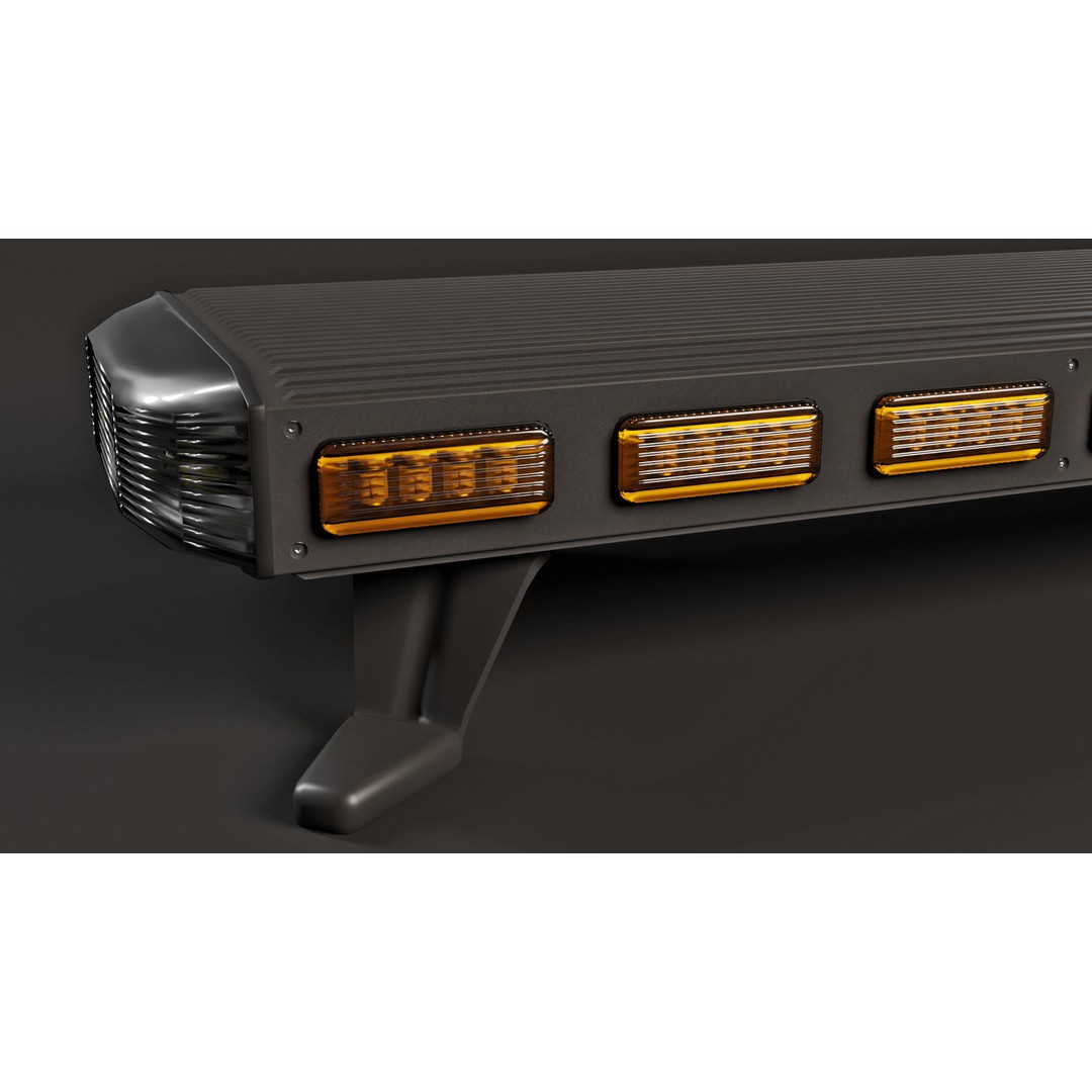 Emergency Lights and Markers 3D Model – High Poly Vehicle Parts, FBX, OBJ - View 8