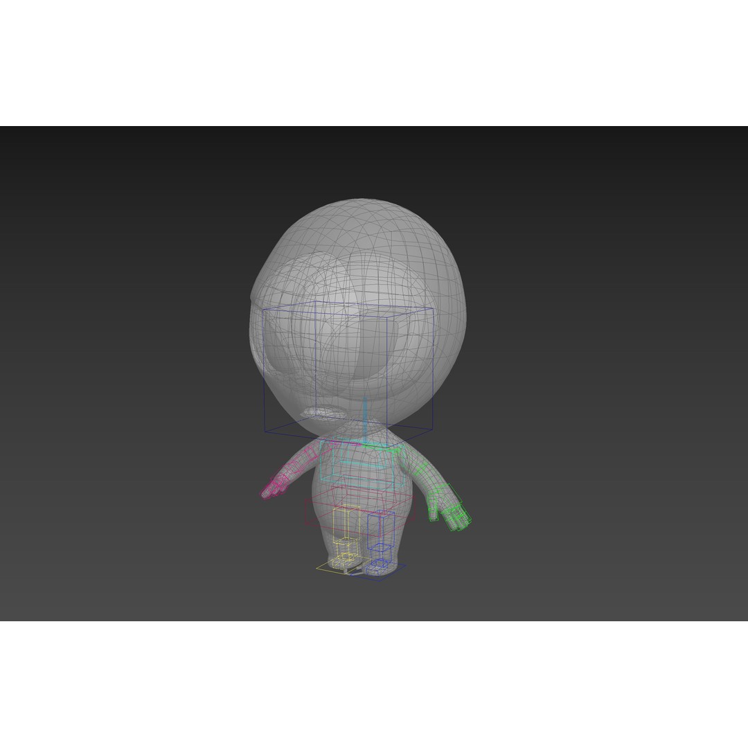 Rigged Alien 3D Model – Cute Cartoon Character, FBX & OBJ - View 22